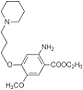 Ethyl 2-amino-5-methoxy-4-[3-(1-piperidinyl)propoxy]benzoate